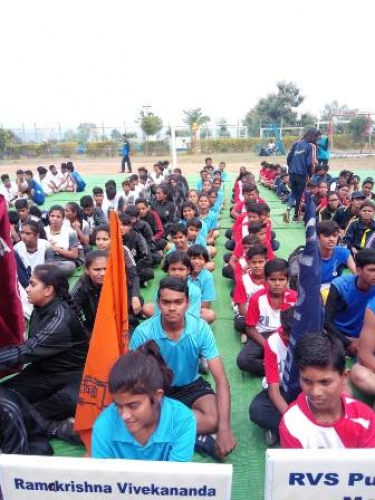 RKVV at CBSE cluster at Satna -volleyball.